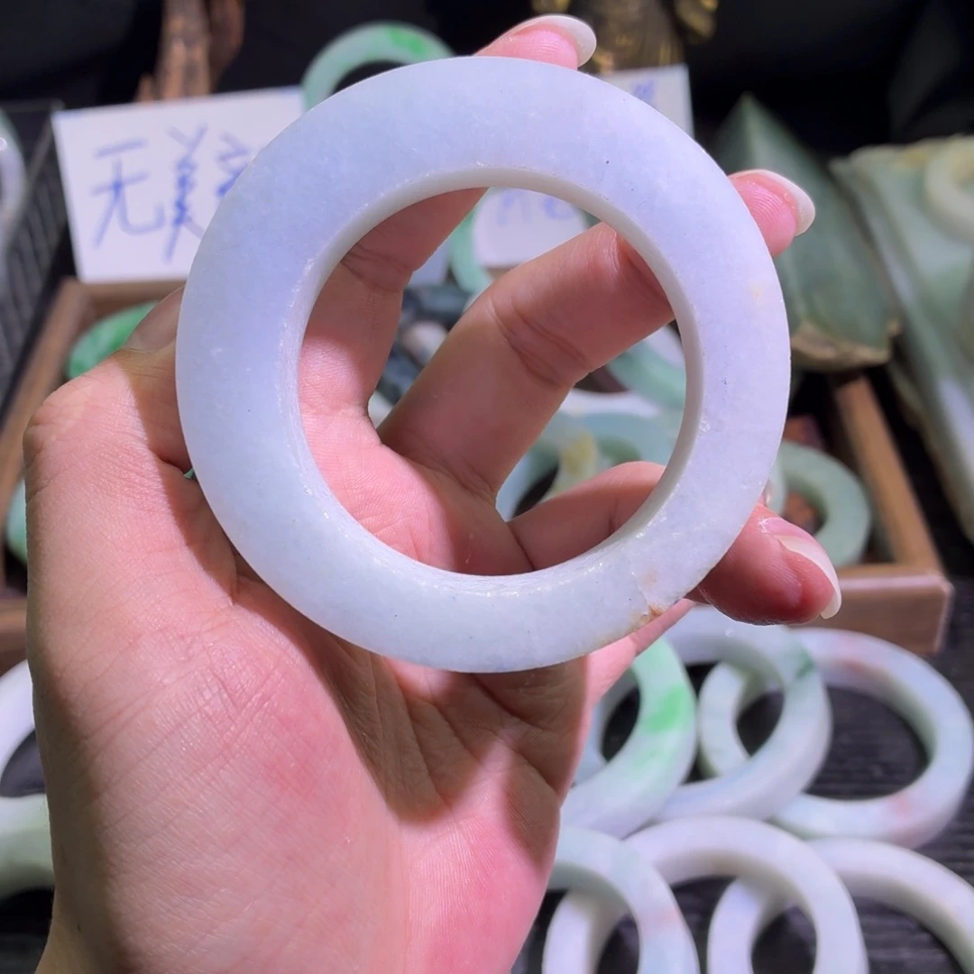 定制翡翠未镶嵌缅甸翡翠A货手镯毛胚定制