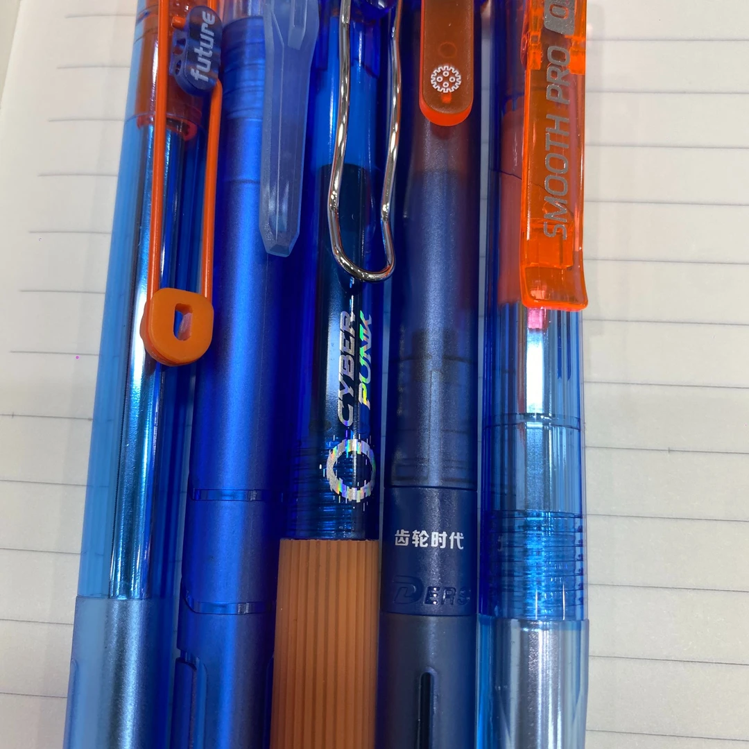 发蓝杆赛博朋克风到手5支黑墨