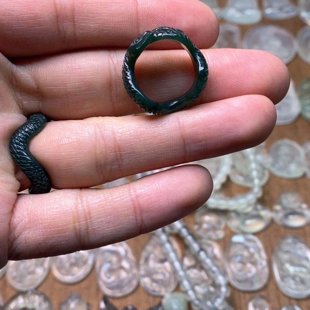 岫玉吊坠(不含链)未镶嵌