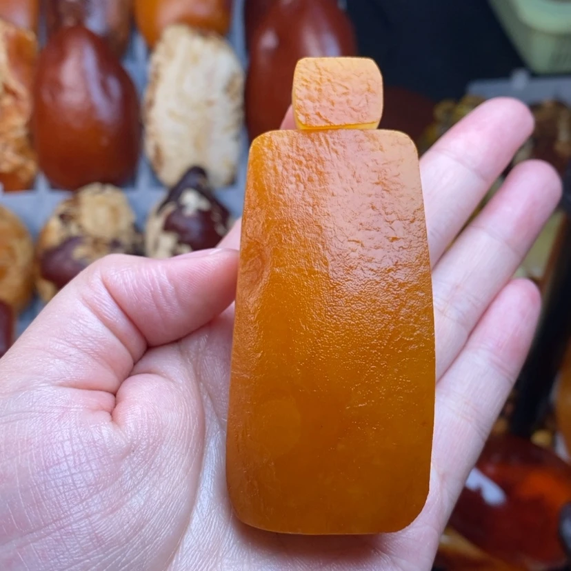 【闪购商品】定制琥珀付****串裸石，。