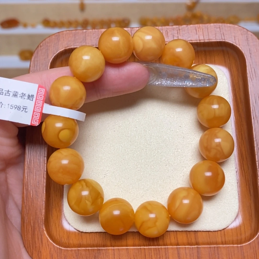 【闪购商品】未镶嵌蜜蜡手链手串