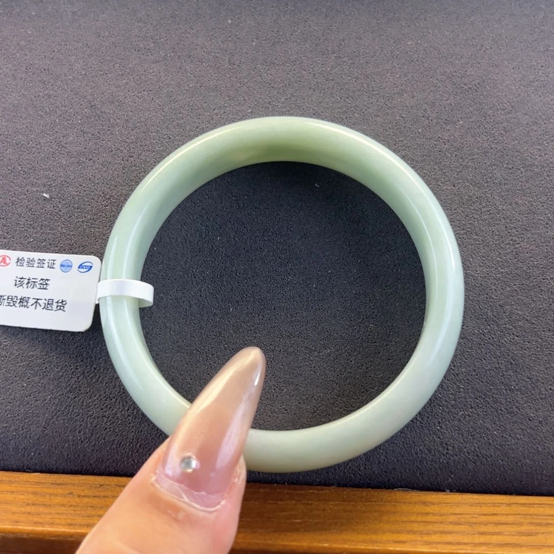 未镶嵌手镯蓝田玉（蛇纹石化大理石玉）小*