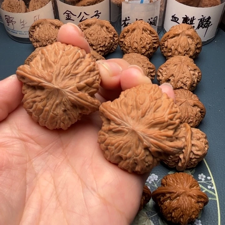 文玩核桃吊坠40全品磨盘