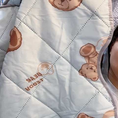 中厚舒适微瑕蓝色