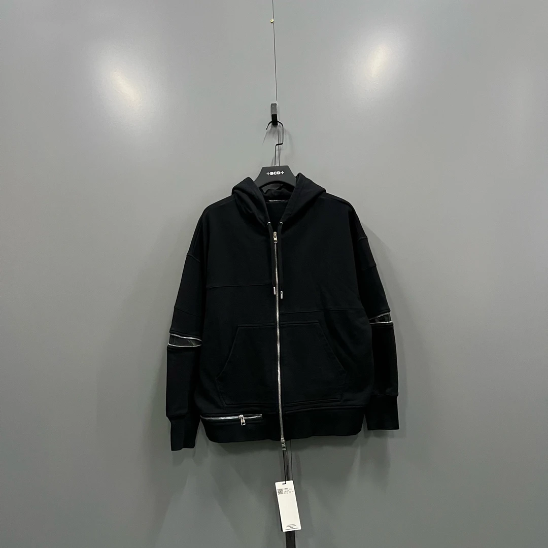 99新 Alexander McQueen/亚历山大·麦昆 c805 103161 拉链帽衫 M