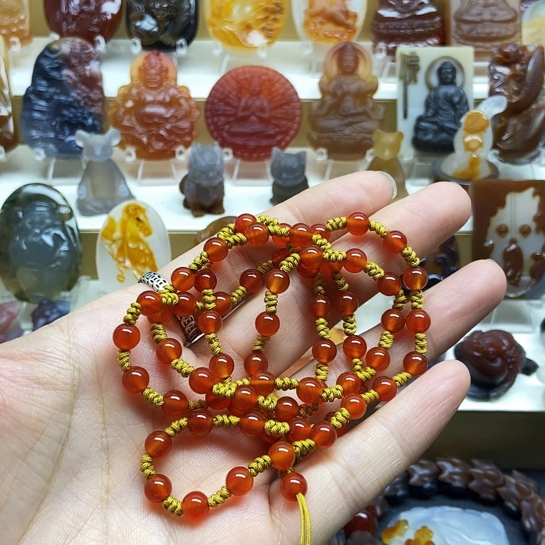 @***子玛瑙/玉髓未镶嵌颈饰