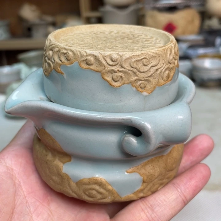 壶老段烧陶瓷茶器