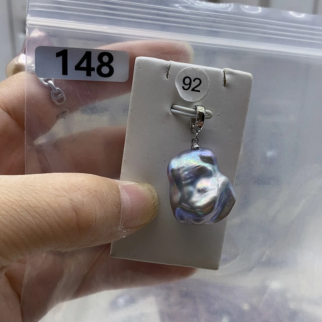颈饰合金淡水珍珠