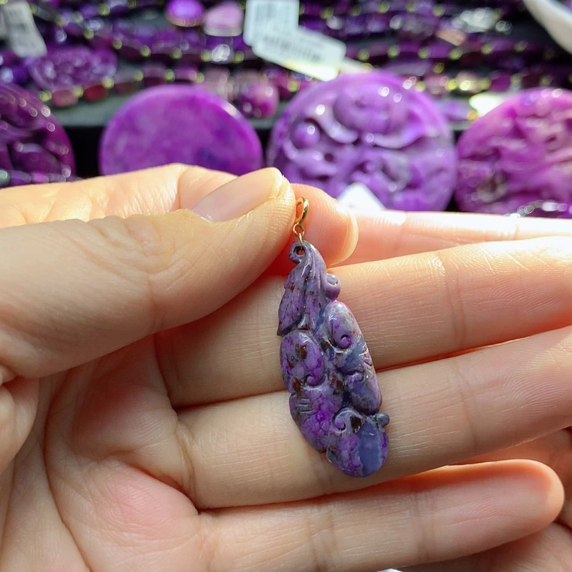 【闪购商品】苏纪石（舒俱来）18K金镶嵌吊坠