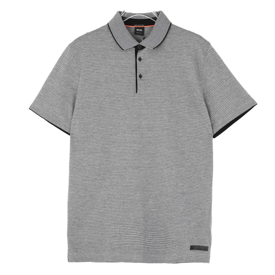 HUGO BOSS雨果博斯 男士常规款休闲百搭纯棉短袖POLO衫50249416