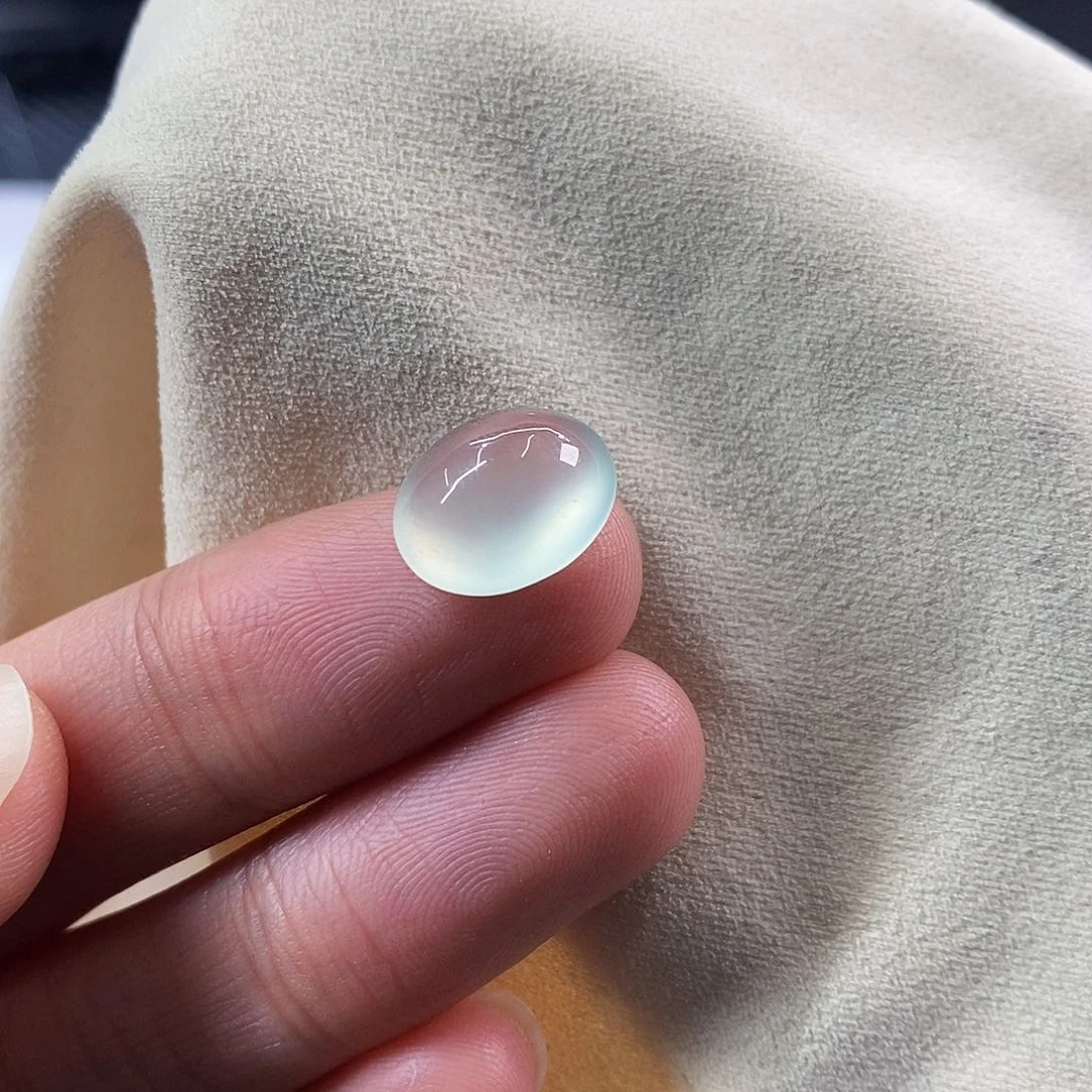 散珠翡翠晴钢蛋面