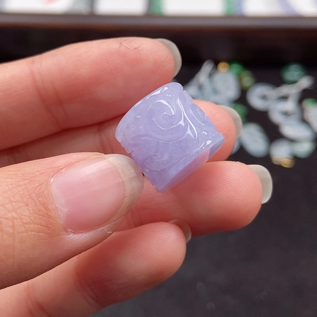 翡翠未镶嵌手串卡15