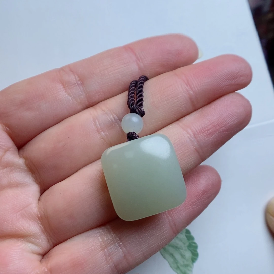 和田玉手链未镶嵌山流水