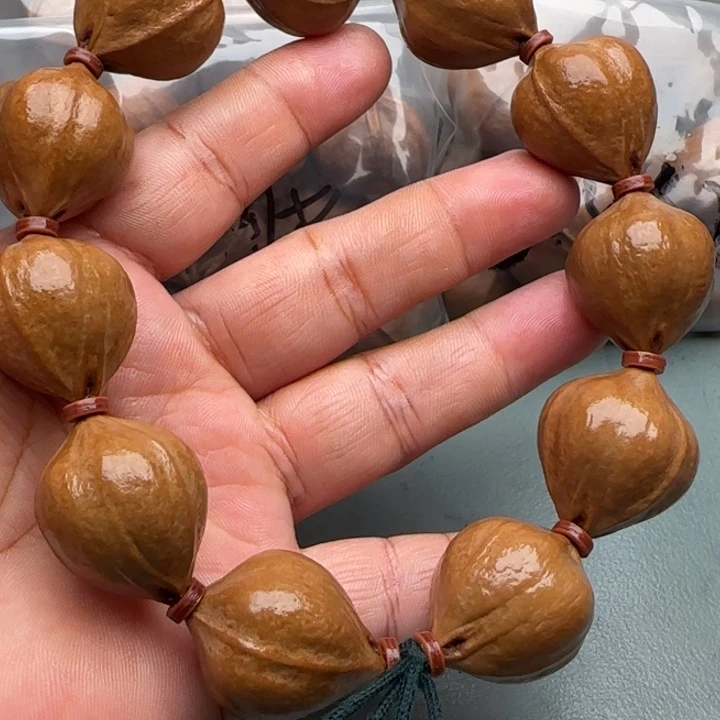 超***子橄榄核手串橄榄核原皮铁核三面佛