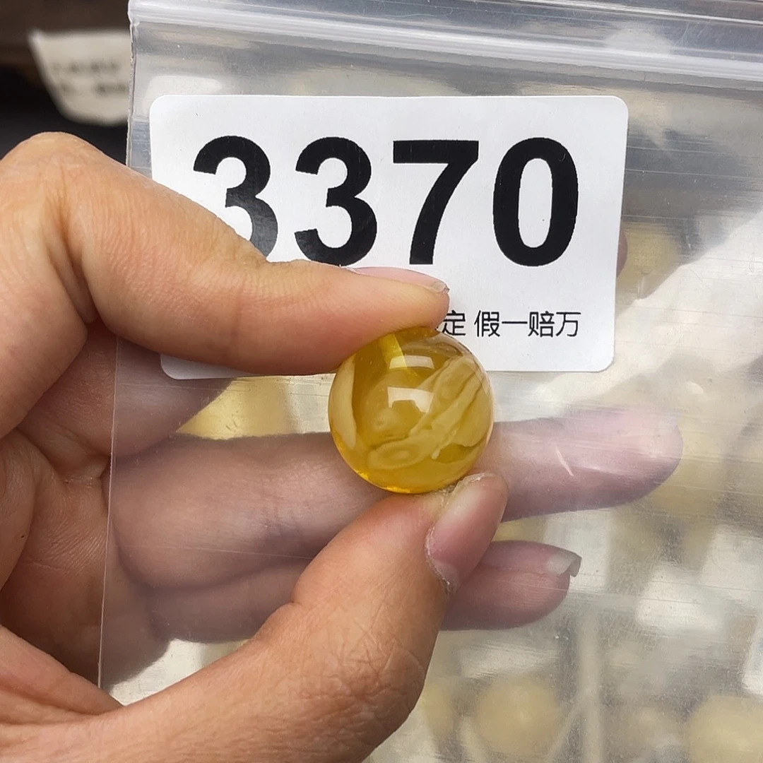 蜜蜡未镶嵌珠宝奇石17.5植物