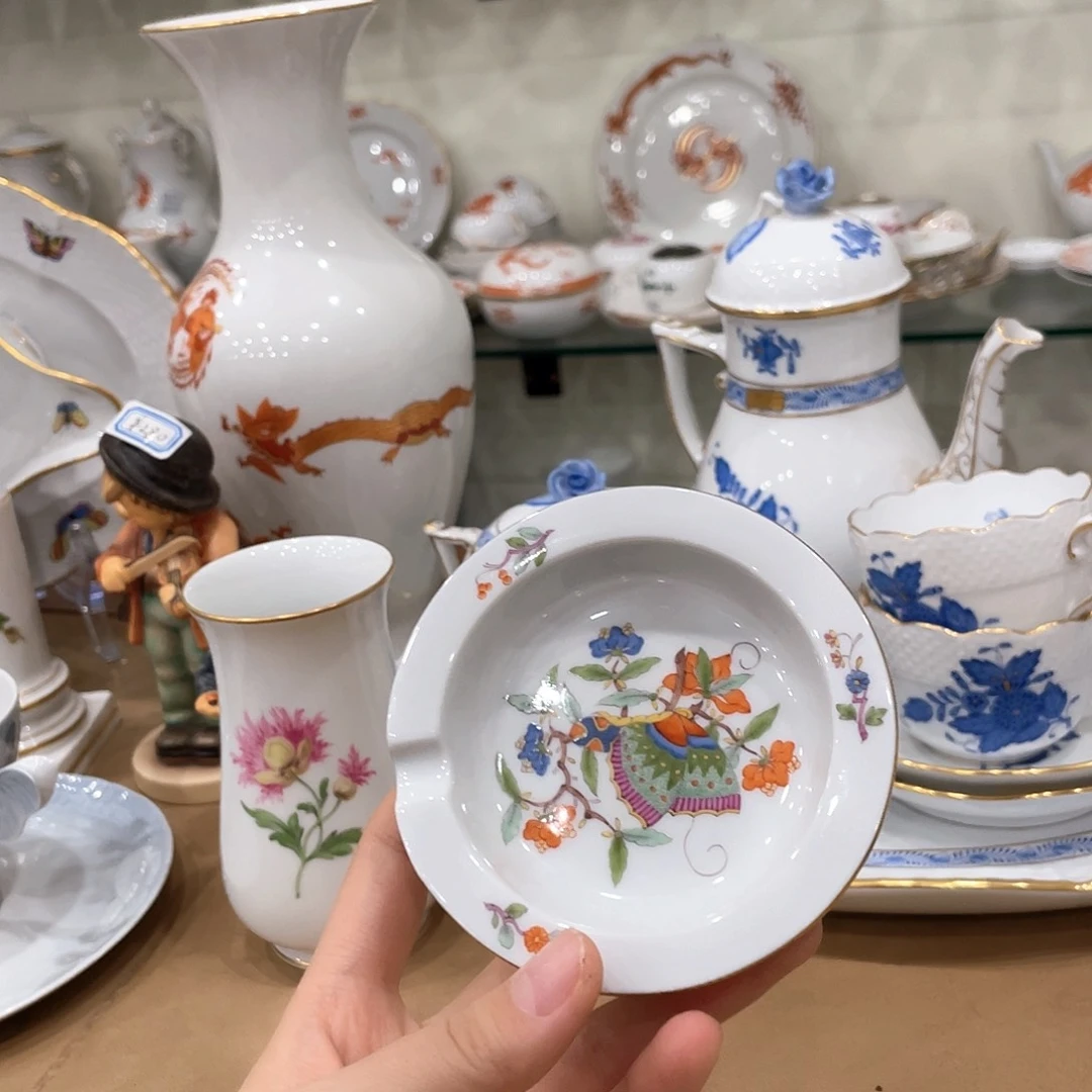 瓷片中古一等烟灰缸