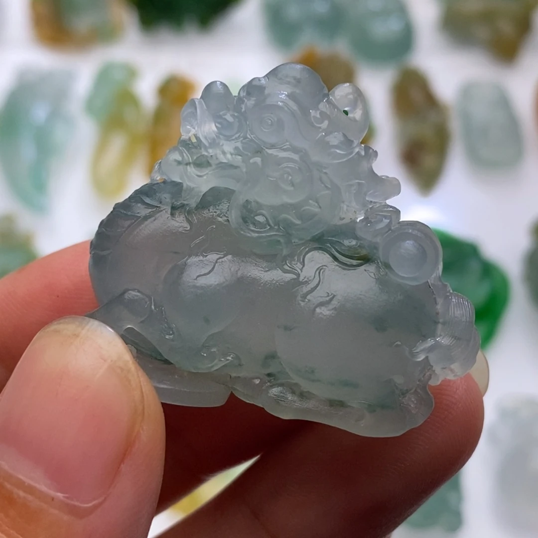 爱***菜定制翡翠未镶嵌123568790999