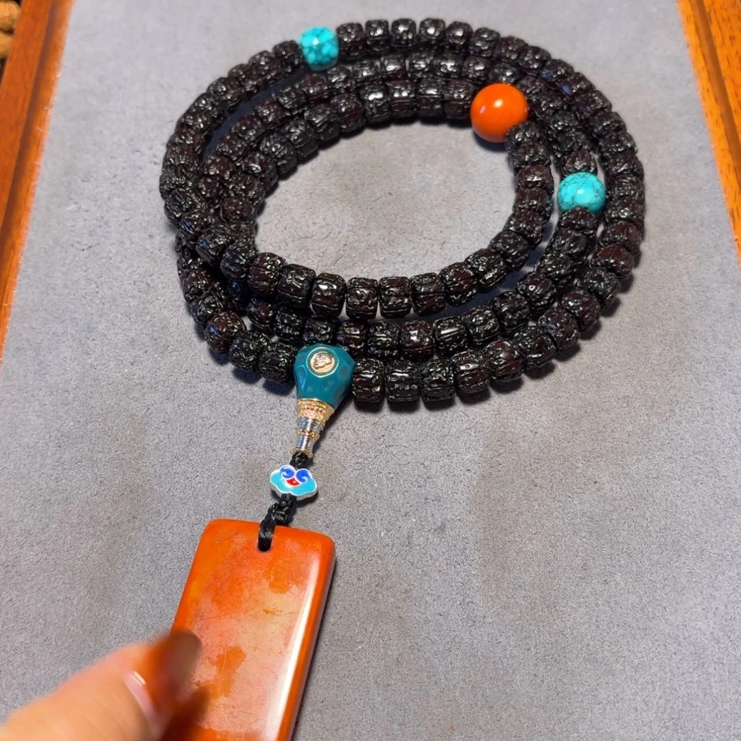 金刚菩提把件盘龙小金刚10mm