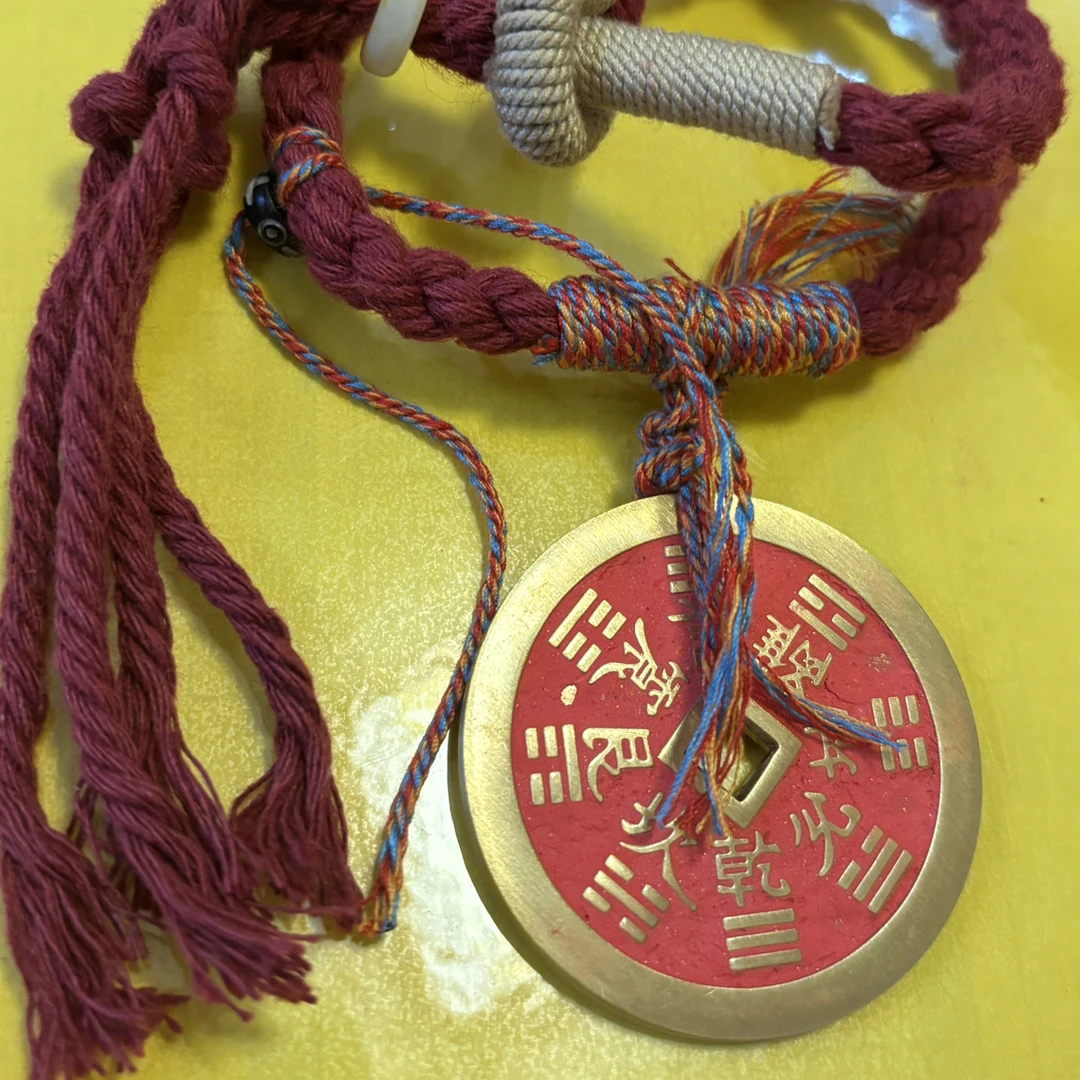 手绳款正宗山贵花钱家居正品纯黄铜/中式/手链/摆件/吊坠/手工