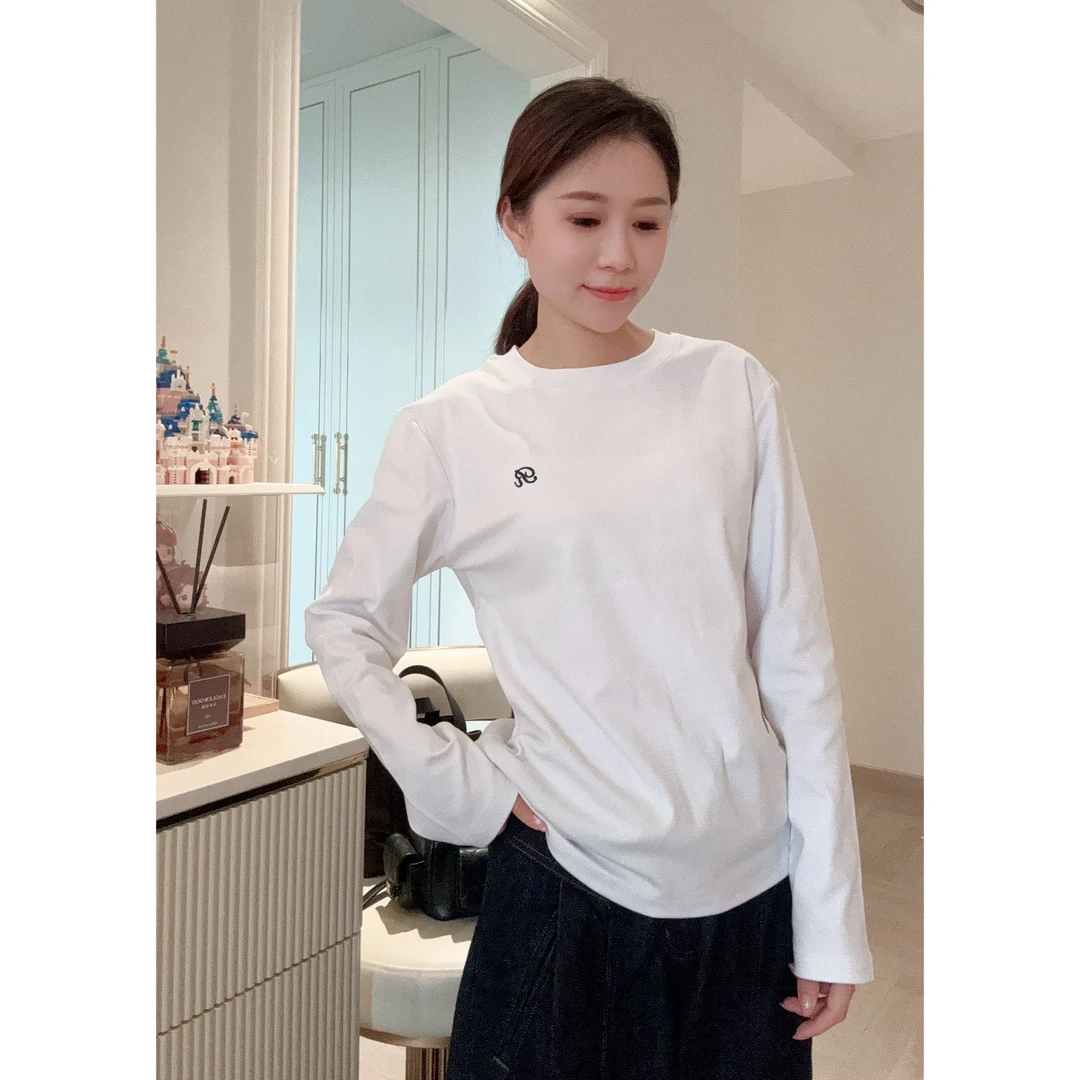 【1206磨毛字母刺绣打底】张凯凯-中版秋冬季休闲百搭刺绣女装圆领