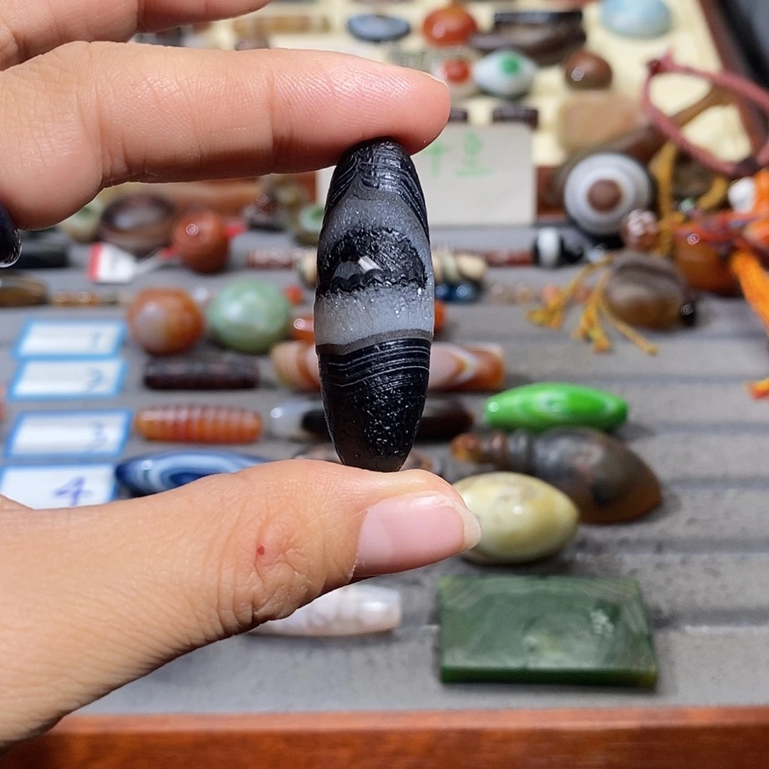 站***鬼玛瑙/玉髓合金颈饰