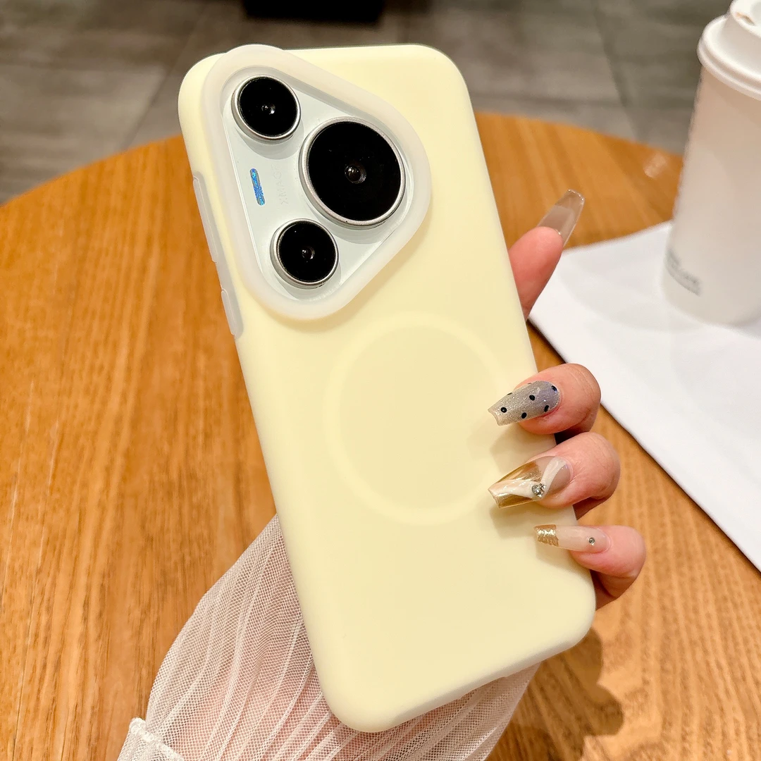 适用华为mate70手机壳mate60果冻磁吸pura70pro液态硅胶pura80pro