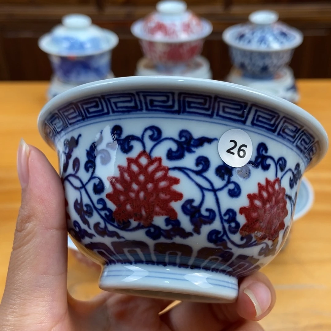 手绘现代茶具非古董