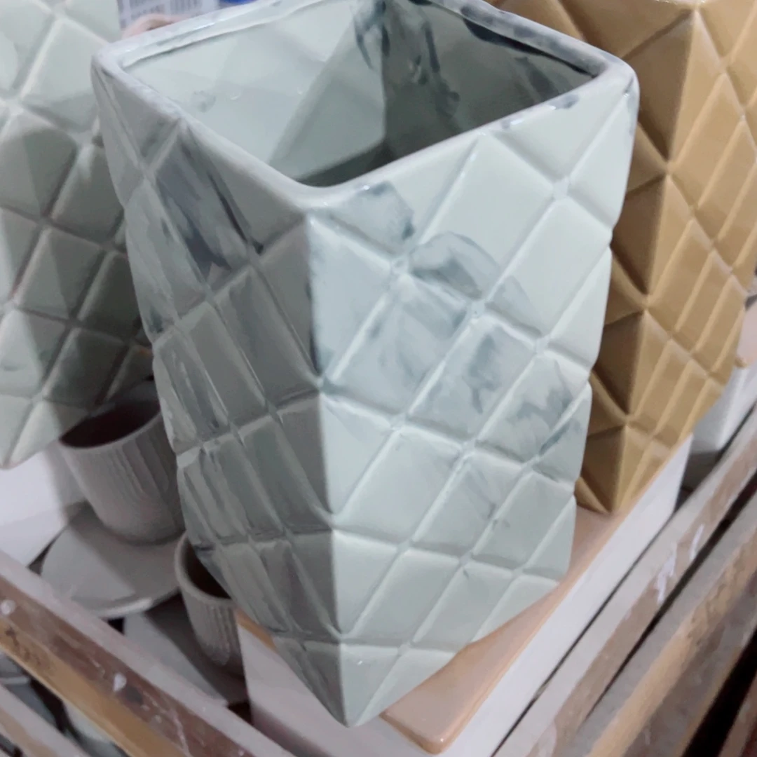 有孔，陶瓷花盆满10米包邮发货