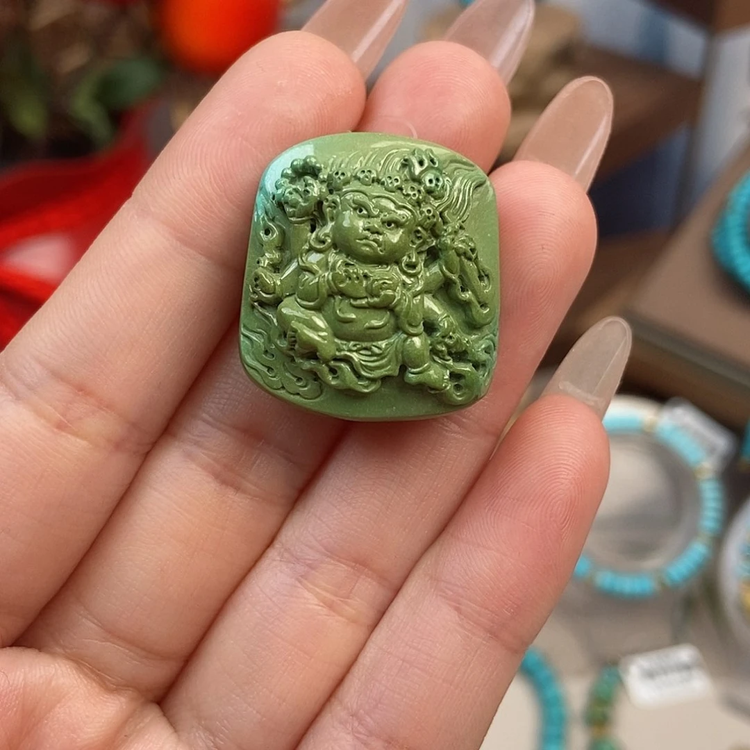 绿松石雕刻未镶嵌