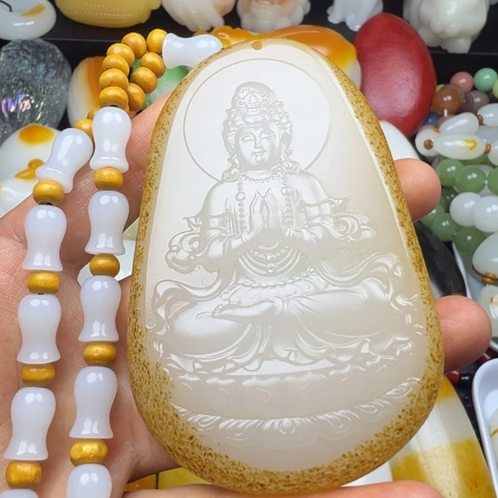 新疆戈壁五彩石金丝