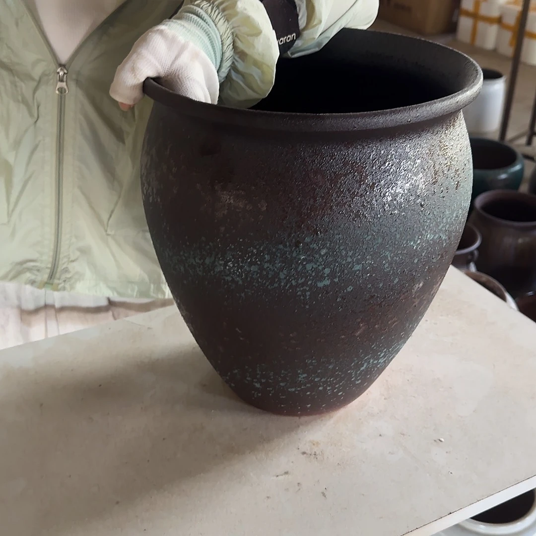 紫砂花盆王嫂花盆0723-125高31口27