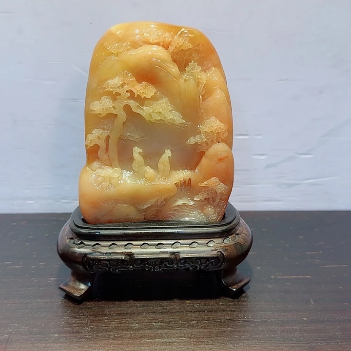 梦***6石材寿山石摆件精品