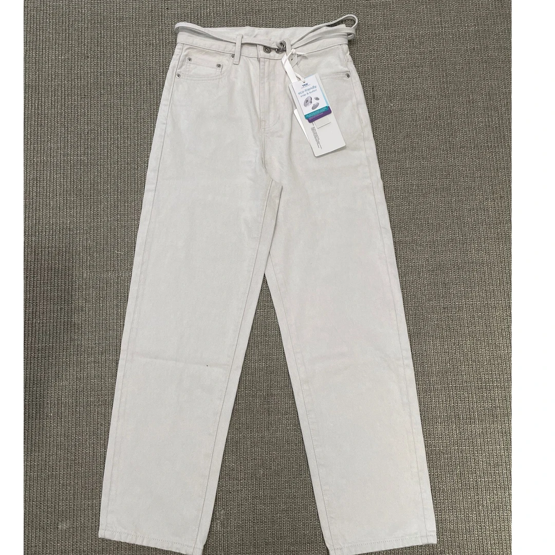 『M6经典灰』设计百搭时尚休闲直筒宽松牛仔裤 DH113