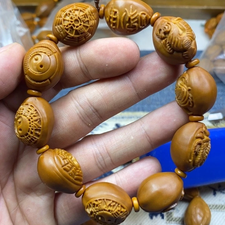 橄榄核手串/手链橄榄核雕工艺手串