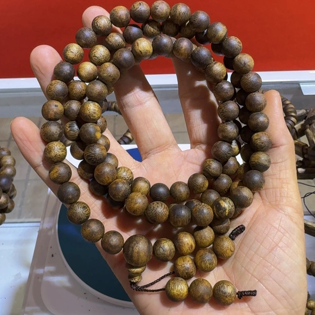红***资沉香手串海南乌身0.9规格39.5克料子