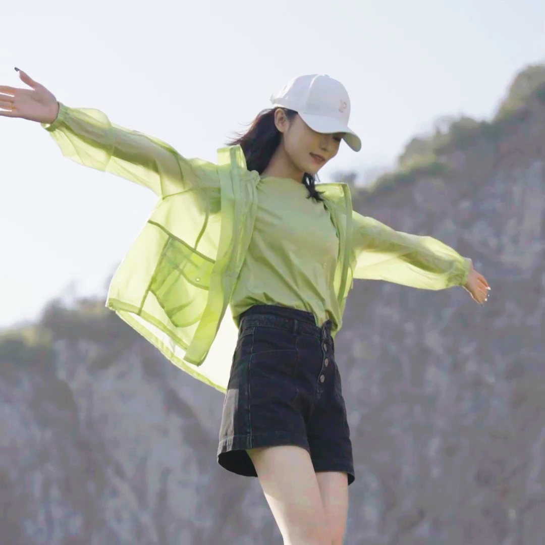 【婷婷专属】UPF50+薄荷曼波新款凉感连帽防晒服MC421310822