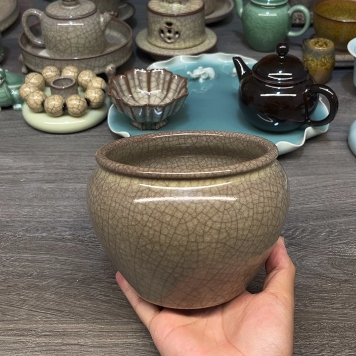 蒋加宝 传世哥窑 水盂