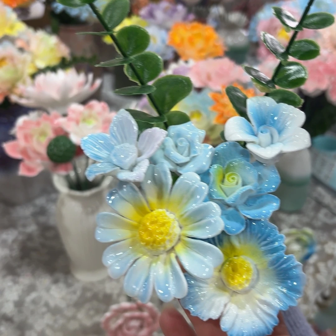 陶瓷花拍满20元发货，随意退款拉黑526