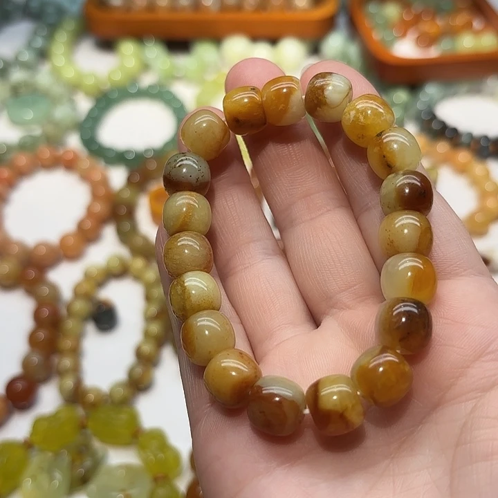 蛇纹石玉未镶嵌手串