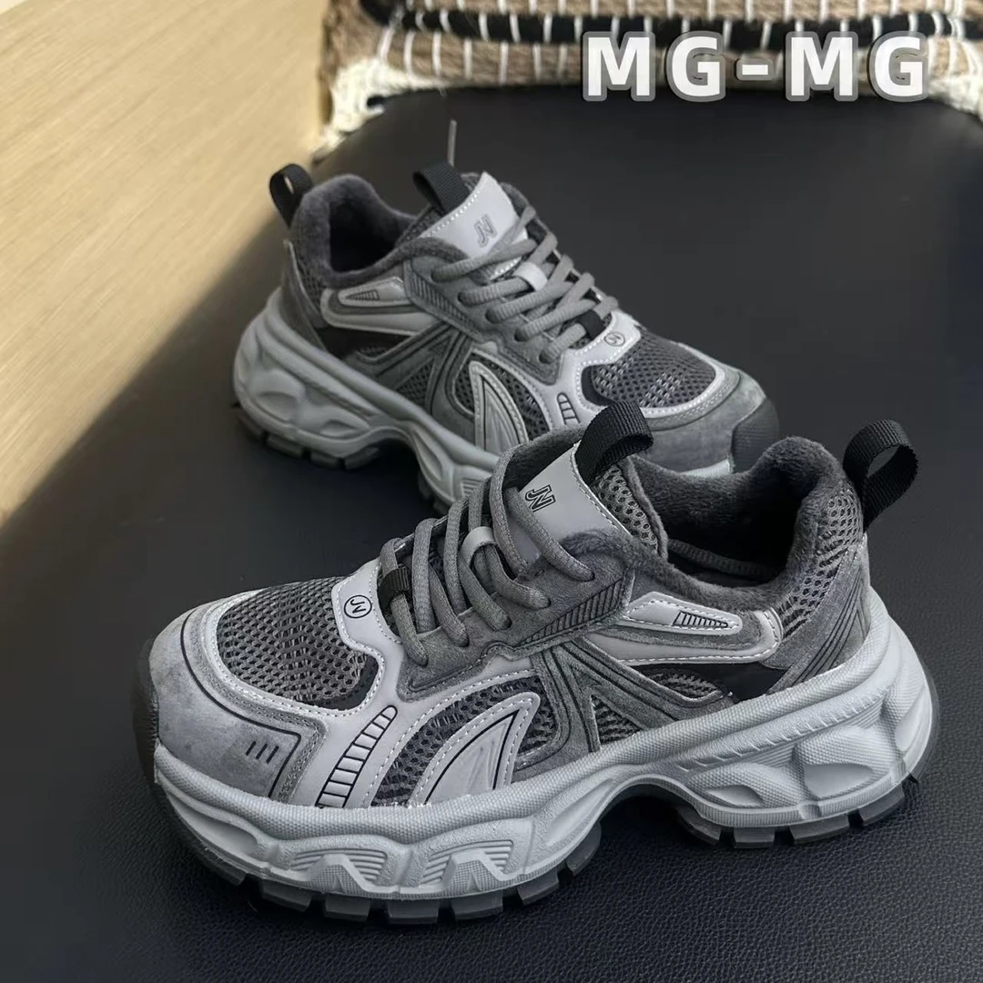 MG2385老爹鞋秋冬叉绑带时尚休闲鞋鞋