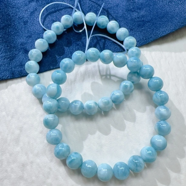 【伟伟鉴定】海纹石 龟背纹 圆珠手串 约8 多样性发货发一件