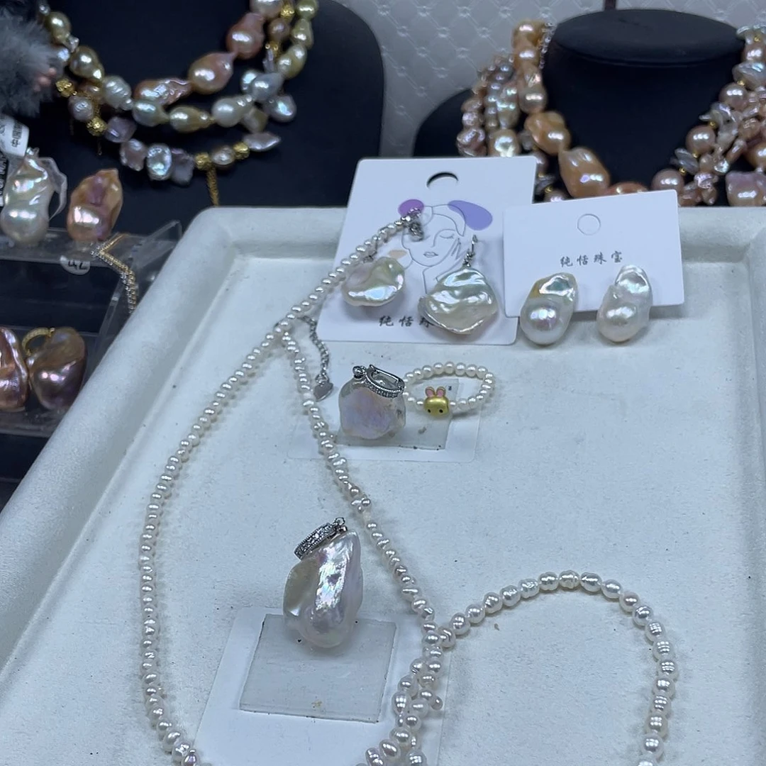 淡水珍珠未镶嵌套链