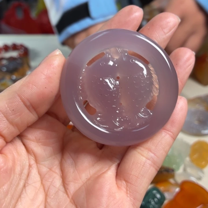 玛瑙/玉髓未镶嵌吊坠(不含链)