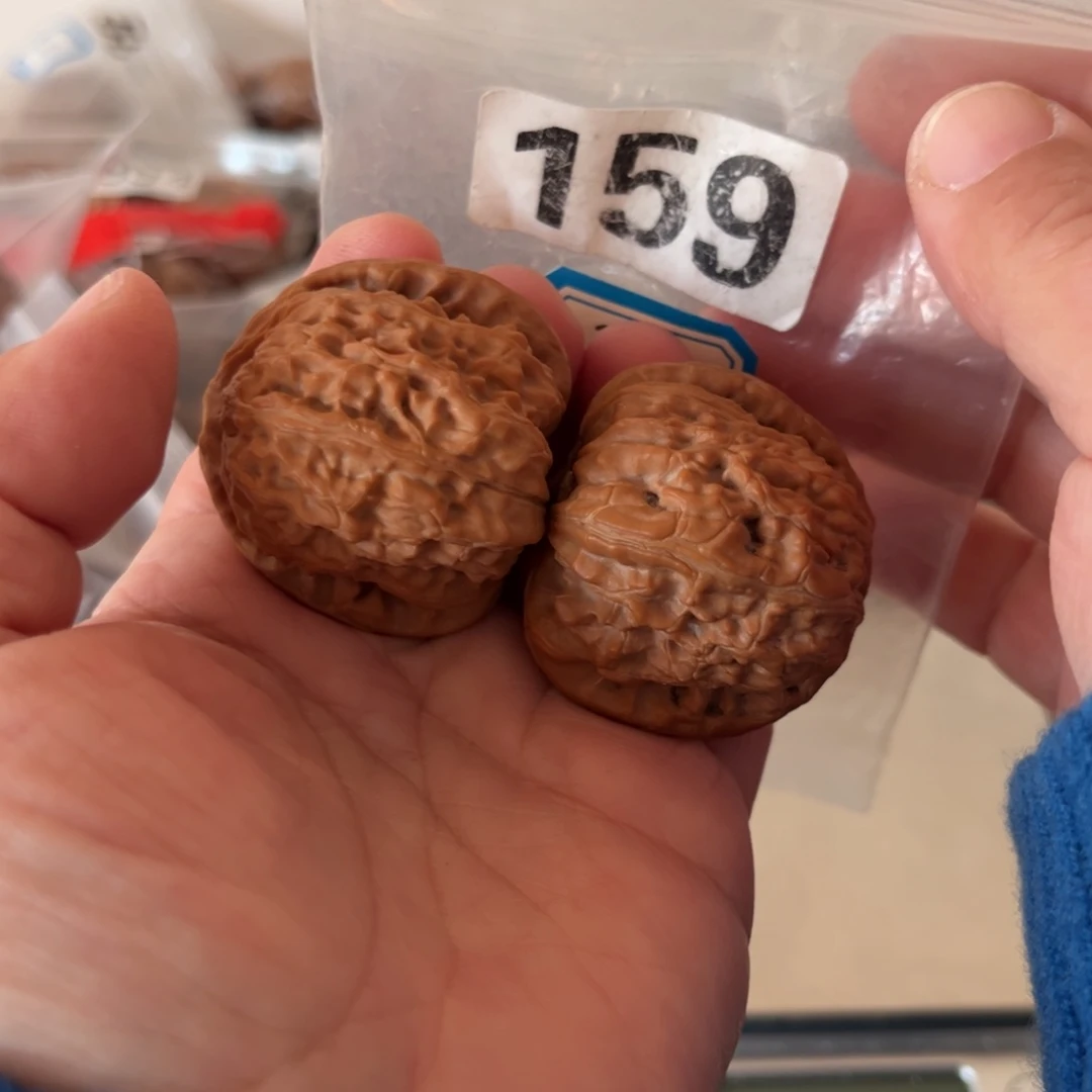 吊坠文玩核桃白狮子38