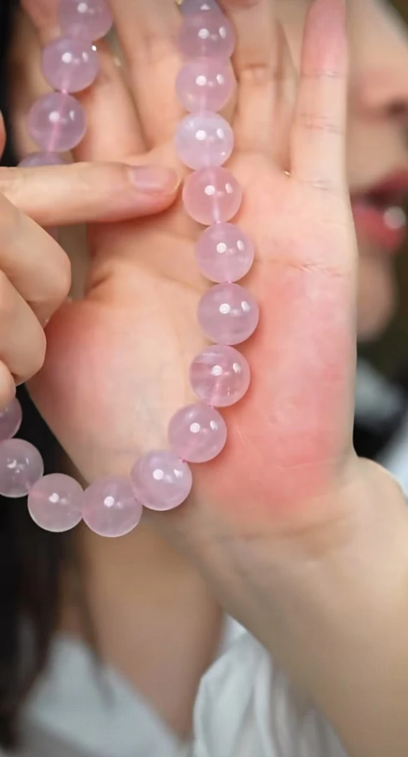 合金项链 【14-15mm粉水项链】将夏