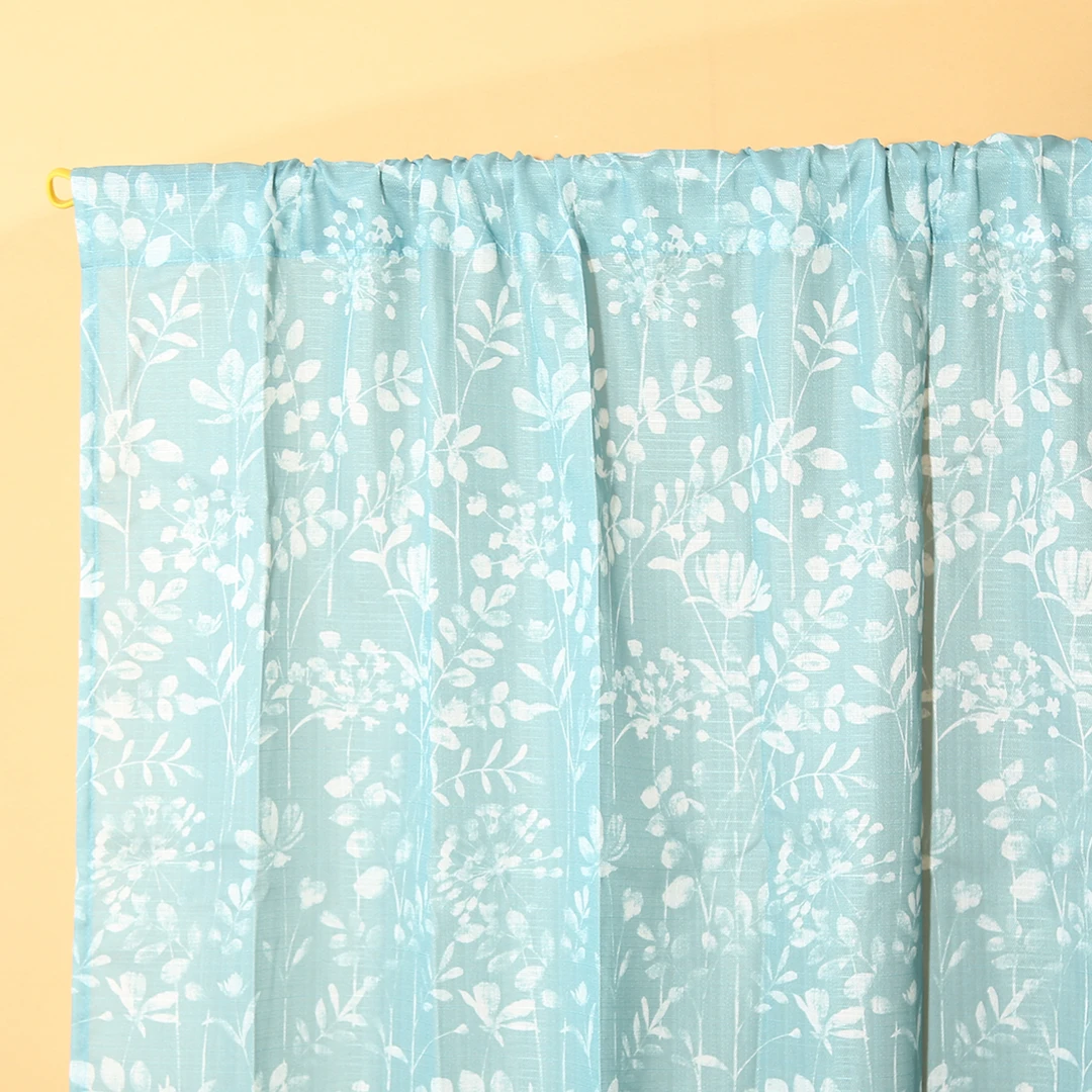 简约现代家居多用途简约遮光高级感北欧风窗帘6D888（一包两条）