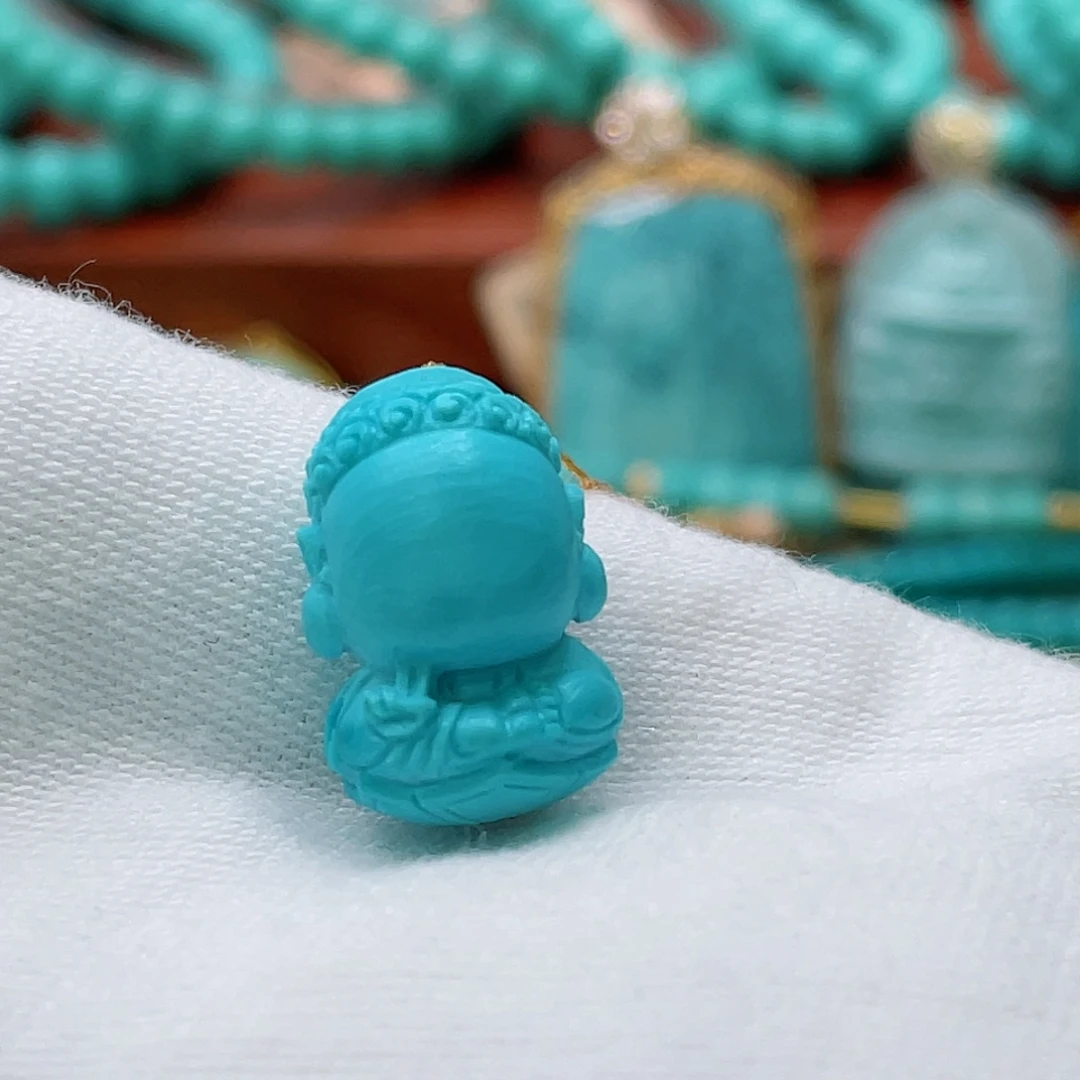 未镶嵌绿松石珠宝半成品