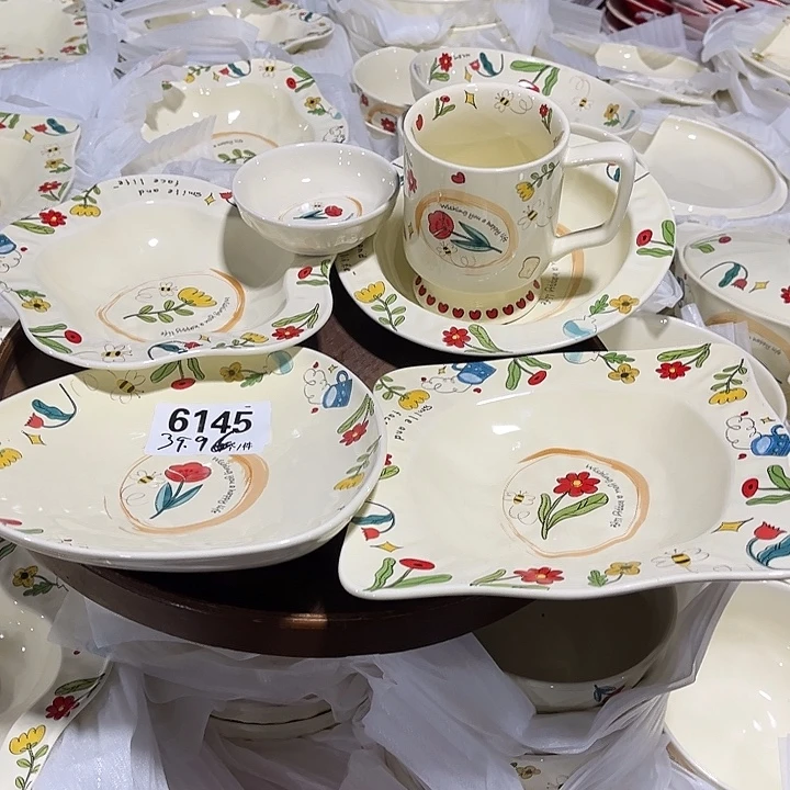 瓷微瑕外贸餐具6145