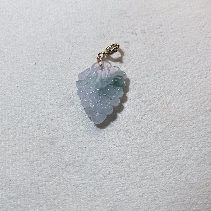 翡翠14K金镶嵌颈饰