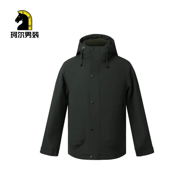 珂尔【5A级拒水大朵绒】轻暖羽绒服长效蓄热防寒长效拒水 YR9793DM